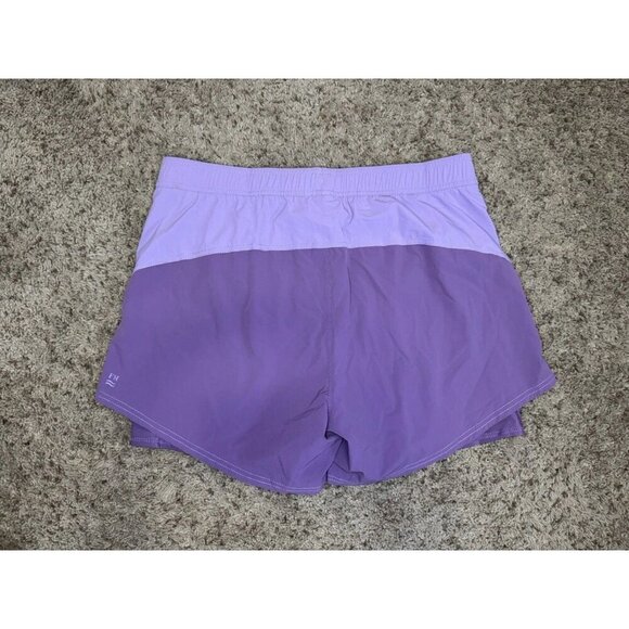NWT FAIR HARBOR Purple Corliss Shorts Pockets Lined Athletic Running Track XL - Picture 2 of 9